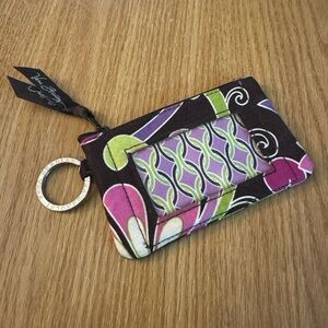 Vera Bradley “Purple Punch” Keychain Wallet